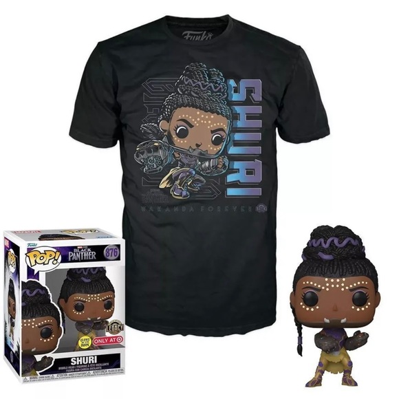 Marvel Uomo Black Panther Shuri Poster Felpa